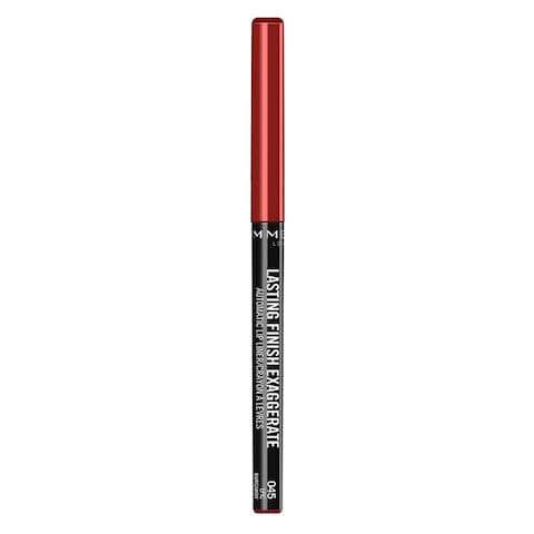 Rimmel London Lasting Finish Exaggerate Automatic Lip Liner 045 Epic Burgundy 0.25g