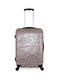 Giordano Hardside 3 Piece Luggage Trolley Set Champagne