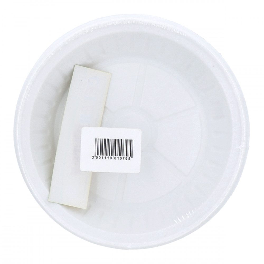 Disposable White Plastic Plates Small 25 pcs