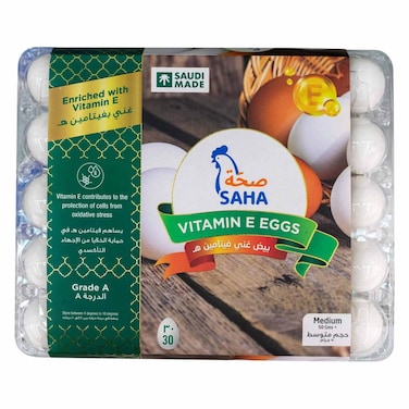 Saha - Eggs x30 Count With Vitamin E