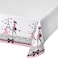Party In Paris Plastic Tablecover Border Print 54in X 102in