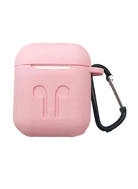 Generic Protective Case Cover With Strap Holder For Apple Airpods Pink