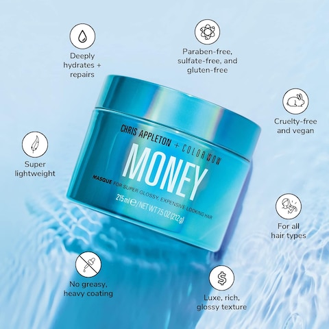 COLOR WOW and Chris Appleton, Money Masque, Super glossy hair, 215 ml