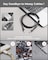 VOLTME Type C Cable 100W 1m, USB C to C Fast Charging Cable 5A, Premium Braided Nylon Phone Charger USB-C Cable for iPhone 15 Pro Max/Plus, iPad mini/MacBook/iPad Pro/Air, S24 Ultra, Huawei P60 Black