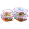 Feelings Borosilicate Glass Storage Container Set Clear/Blue