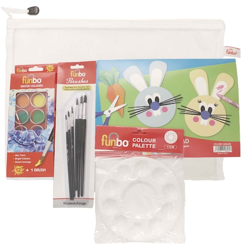 WATER COLOR+ZIPPER BAG+A4 SHEET
