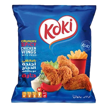 Koki Crunchy Chicken Wings Hot And Spicy - 700 gram