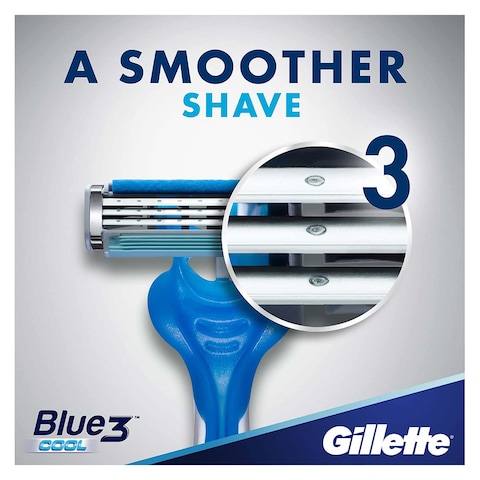 Gillette Blue Cool Disposable Razors - Pack of 3