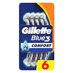 Buy Gillette Blue Cool Disposable Razors - Pack of 6 in Egypt