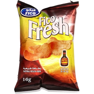 Fico Fresh Barbeque Natural Potato Chips 16g