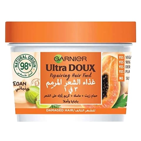 Ultra Doux Repairing Hair Food Papaye Damaged Hair 390 Ml