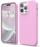 elago Liquid Silicone for iPhone 14 Pro MAX case cover Full Body Protection, Shockproof, Slim, Anti-Scratch Soft Microfiber Lining - Hot Pink