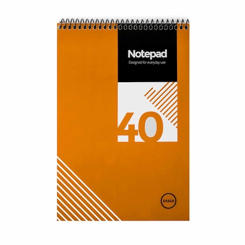Sasco Notepad A5 Wired Block Note - 40 Sheets