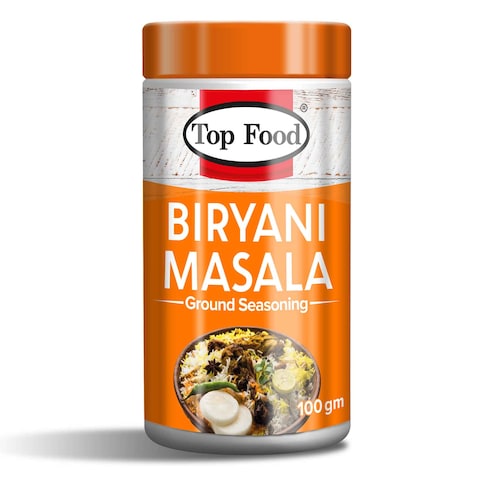 TOP FOOD BIRYANI MASALA JAR 100GM