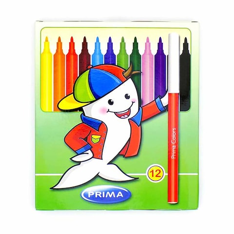 Prima Fibretip Colors - 12 Colors