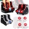 ULTIMAX Electric Leg &amp; Foot Massager Electric Foot Calf Leg Massager Shiatsu Kneading Rolling-RED