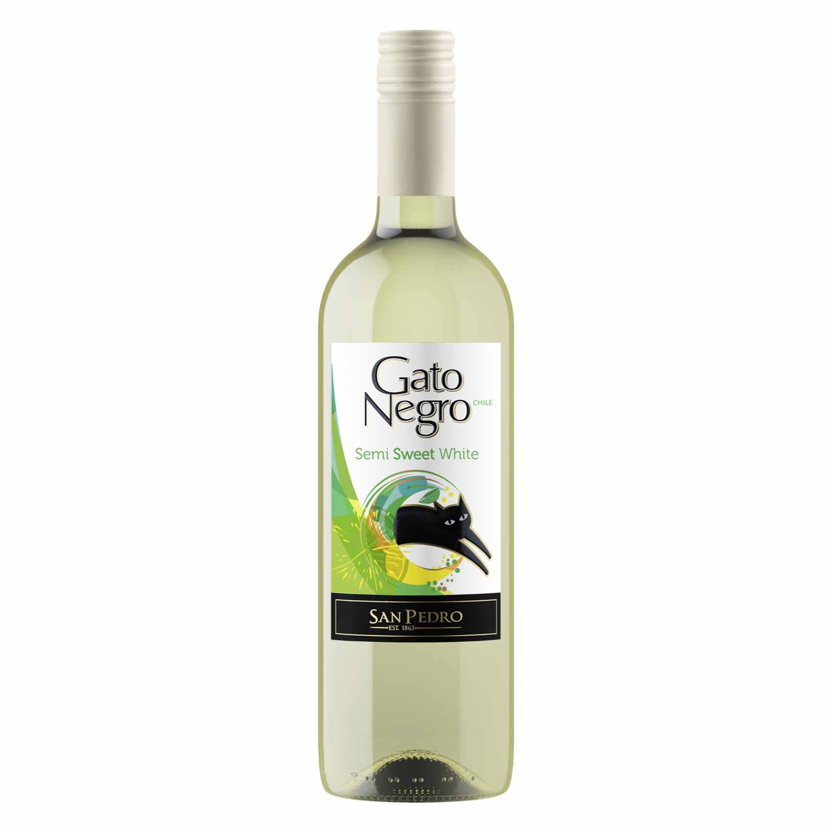 Gato Negro Semi Sweet White Wine 750ml