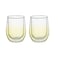 بلاك ستون طقم أكواب زجاجية مزدوجة الجدار 300 ملل 2 قطع - شفاف DG517