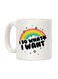 muGGyz Printed Coffee Mug White/Black 8x9.5x8centimeter