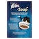 Purina Felix Soup Original with Beef, Chicken and Lamb Cat Wet Food, 48g Pack of 6
