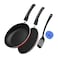 RK NON STICK FRYPAN CREPE PAN WITH TURNER, RNF008, 24CM &amp; 24CM