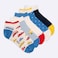 Solo Baby Boy Printed Socks - 0-6 Month - 5 Pairs - Assorted Colors + 5 Pairs Free