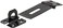 ABBASALI HASP LOCK BLACK 3" WITH 32MM MINI PADLOCK 3 KEY