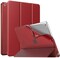 Moko Case Fit New iPad 8th Generation 10.2&quot; 2020 / 7th Gen 2019, 10.2 With Stand, Soft TPU Translucent Frosted Back Cover Slim Smart Shell For Inch, Auto Wake/Sleep, Red