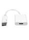 Generic Display Port Male To HDMI Female Video Converter Adapter Cable, White