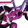 Vego Alexa Kids Bike 12 Inch With Rear Sidewheels, Purple