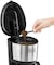 Black &amp; Decker 750W 10 Cup Coffee Maker/ Coffee Machine With Glass Carafe For Drip Coffee, Silver/Black - Dcm750S-B5, 2 Years Warranty