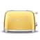 Smeg 50's Style Toaster TSF01GOUK, 950 W, Gold, 6 Toasting Levels