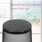 Set of 6 Multipurpose Metal Mesh Waste Bin For Office, Home, Kitchen H27 x W 24 Cm BLACK