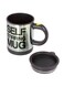 Generic Self Stirring Mug Black/White