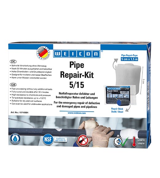 Buy WEICON Pipe Repair Kit 5/15 5 cm x 1.5 m Repair kit for pipes ...