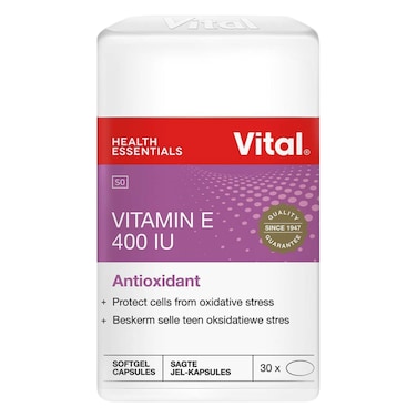 Vital Vitamin E 400 Iu Caps 30&#39;S