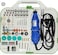Abbasali Rotary Tool Kit With Multipro Keyless Chuck And Flex Shaft - 211Pcs Accessories Variable Speed 130W Electric Drill Set For Grinding Engraving Crafting Projects And Diy Creations (Yellow