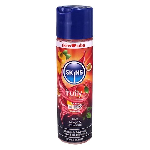 Skins Fruity Juicy Mango And Passion-fruit Water Based Lubricant 130ml