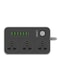 6-Port USB Power Strip Grey 30 x 15 x 6 centimeter