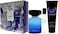 Dunhill Driven Blue 3.4 Oz Eau De Toilette Spray, 3 Oz Shower Gel, 0.15ml Travel Spray Men 3 PCs Gift Set