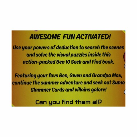 Ben 10 Seek and Find