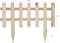 Egardenkart® Garden fence wooden pickets (30cmx100cm, Beige)