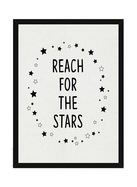 Spoil Your Wall Quote Wall Poster With Frame White/Black 40x55cm