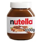 Buy Nutella Hazelnut Chocolate Breakfast Spread Jar 1000g in UAE