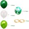 Party Time 40-Pieces 12&quot; Safari Theme Party Balloons Set of Pearl Metallic Green Latex Balloons &amp; Green Confetti Balloons Decoration For Safari Birthday Party Decoration - Party Supplies