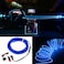 شريط ليد للسيارة من الداخل ، سلك أزرق نيون للزينة وضوء بارد للوحة القيادة ، مصباح جو 2 متر