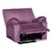 In House Velvet Rocking Recliner Chair - Light Purple - H1