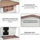 Dog house with Liftable roof, Detachable base, and Adjustable window, Durable waterproof plastic puppy shelter for indoor and outdoor, Easy to assemble 88 cm (Chocolate)