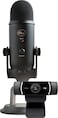 Blue Yeti USB Microphone &amp; Logitech C922 Pro HD Webcam - Black