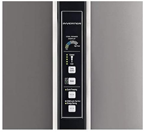 Hitachi 700L Net Capacity Top Mount Inverter Series Refrigerator, Brilliant Silver, RV990PUK1KBSL